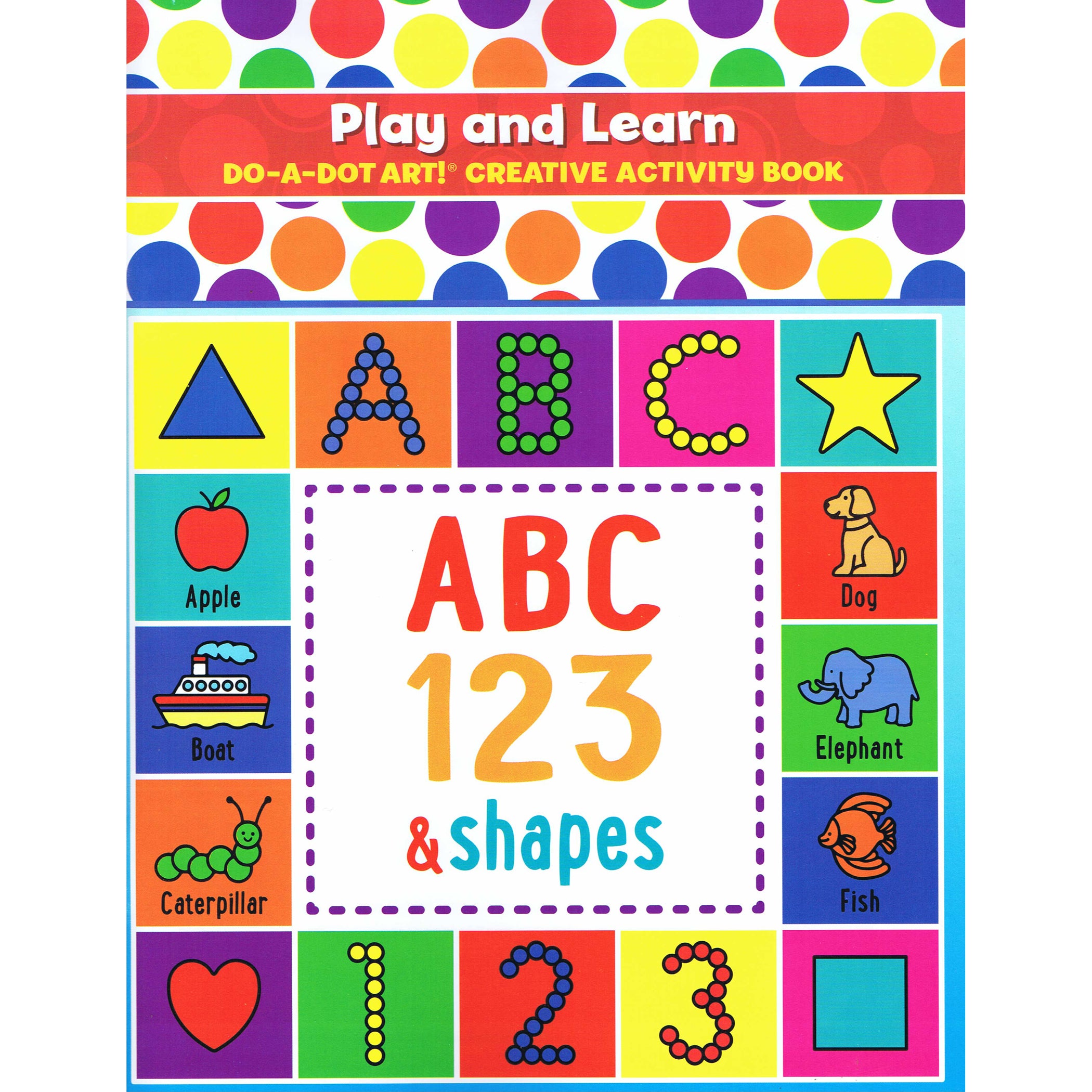 Abc Learning Activity Number Play & Learn ABC Numbers & Shapes Creative Art & Activity Book – ES ...
