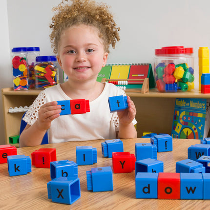 Jumbo Alphabet Unifix® Cubes, Set of 30