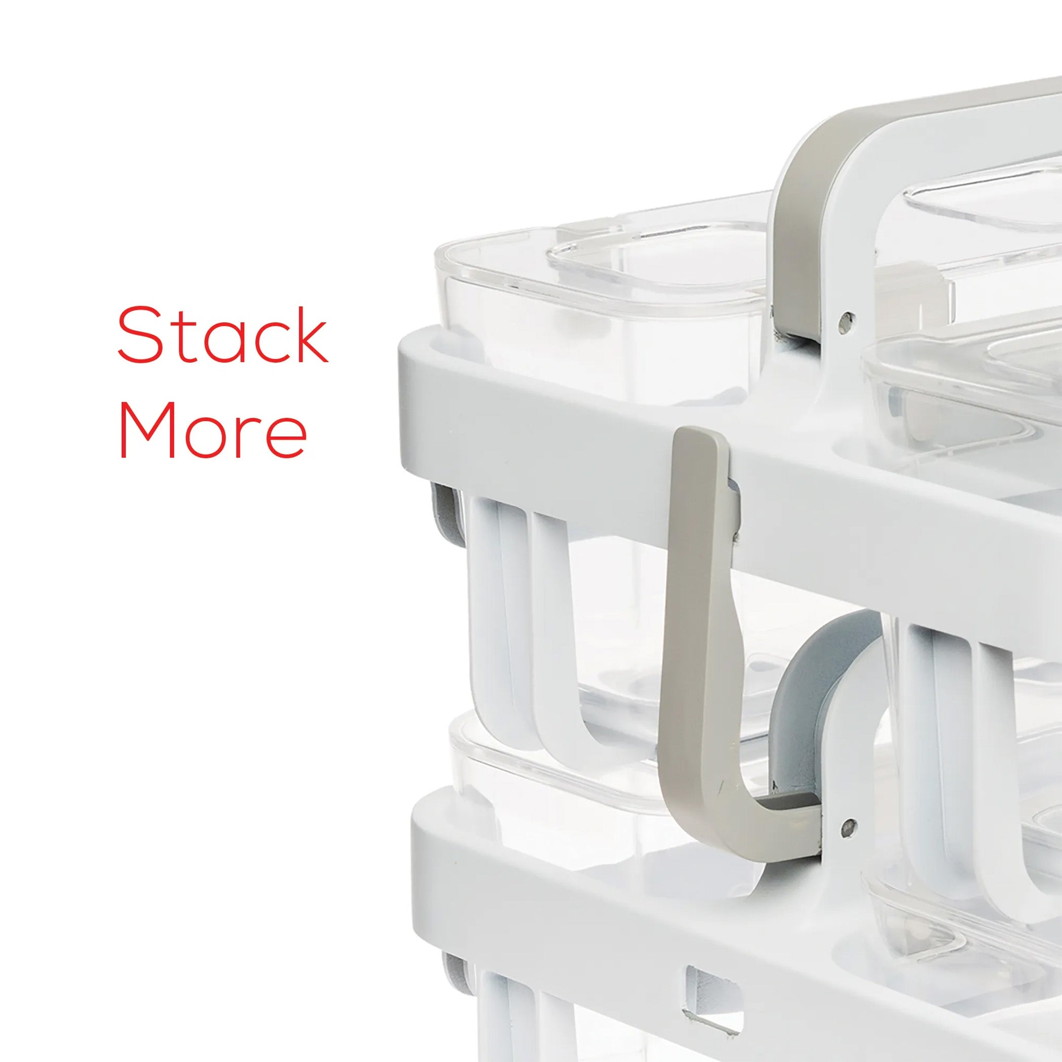 Stackable Caddy Stackable Caddy Organizer with 3 Containers – ES School Supply