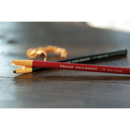 Phano China Markers, Black, Pack of 12
