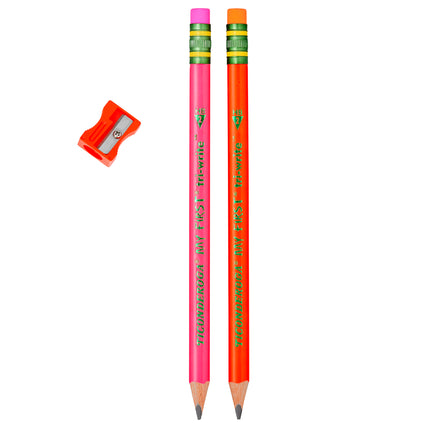 My First® Tri-Write™ Wood-Cased Pencils, Neon Assorted, 2 Count