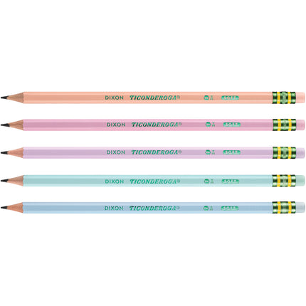 #2 Pastel Pencils, 5 Assorted Colors, 150 Count