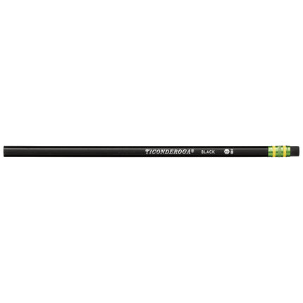 Wood-Cased Pencils, Black, 12 Count