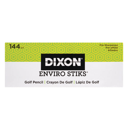 EnviroStiks Golf Pencils, 144 Count