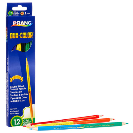 Duo Colored Pencils, 12 Color Set