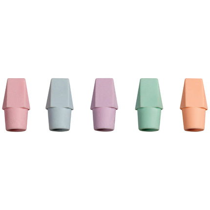 10ct Pastel Cap Eraser Ticonderoga