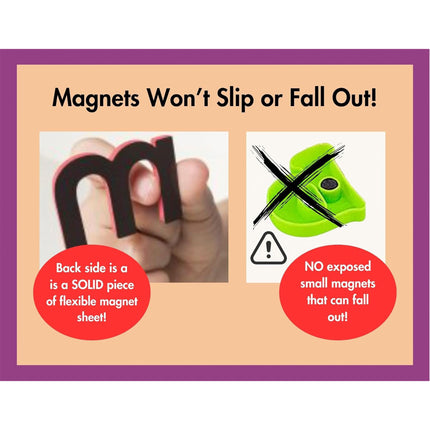 Foam Fun!™ Lowercase Black Magnetic Letters, 108 Pieces