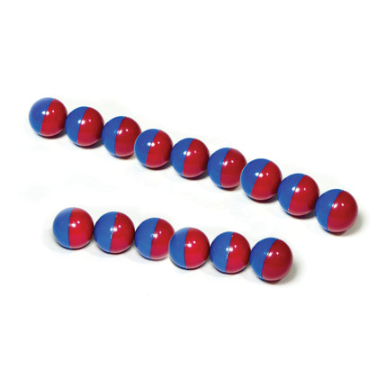 North/South Magnet Marbles (Red/Blue), Set of 100