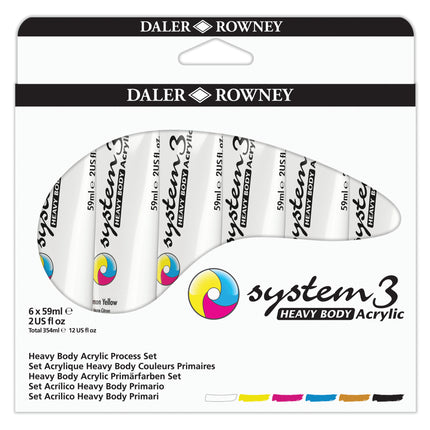 System3 Acrylic Paint, Starter Set, Assorted Colors