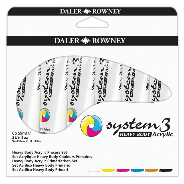 System3 Acrylic Paint, Starter Set, Assorted Colors