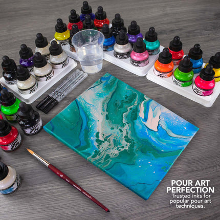 Fw Acrylic Ink Black 29.5ml Daler-rowney