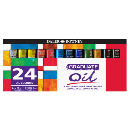 Graduate Oil Paint Set, Assorted Colors