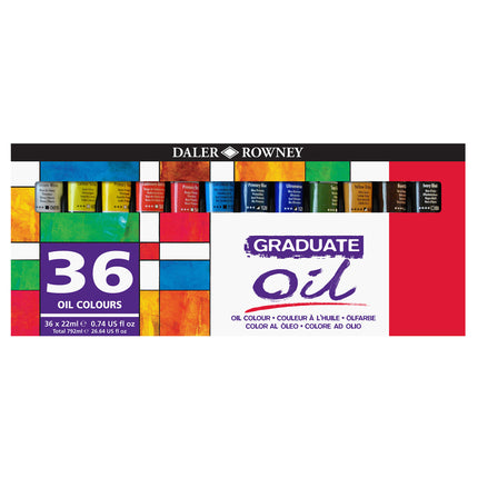 Graduate Oil Paint Set, Assorted Colors