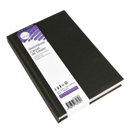 Simply Sketchbook Hard 5.5x8.5in Soft White 110 Sheets