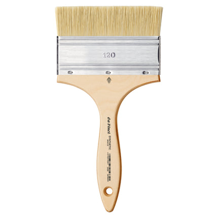 Mottler Brush, Natural Hog, Acrylic & Oil, Flat, Size 120