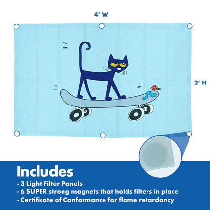 Pete the Cat® Calming Light Filters, Pack of 3