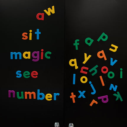 AlphaMagnets® Jumbo Lowercase, Multi-Colored, 42 Pieces