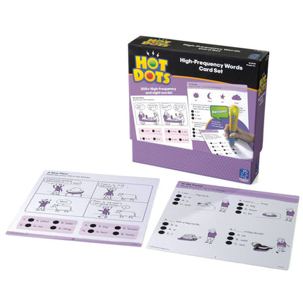 Hot Dots® High-Frequency Words Card Sets, Grades K+