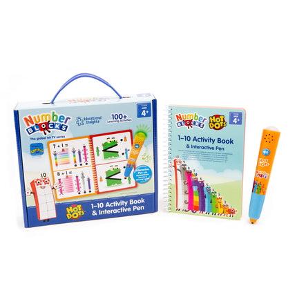 Hot Dots® 1-10 Numberblocks Activity Book & Interactive Pen