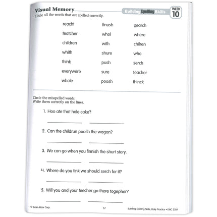 Building Spelling Skills, Teacher's Edition, Grade 3