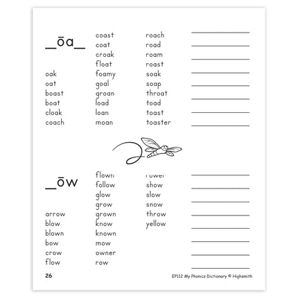 My Phonics Dictionary Book