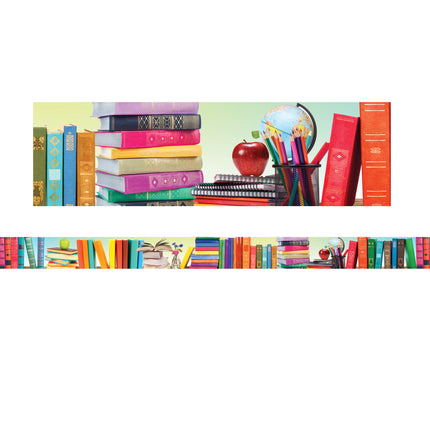 Book Parade Straight Border Trim
