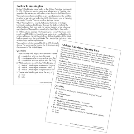 Black History Soc Studies Cards