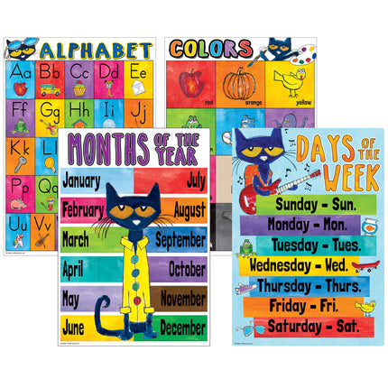 Pete the Cat Early Learning Small Poster Pack