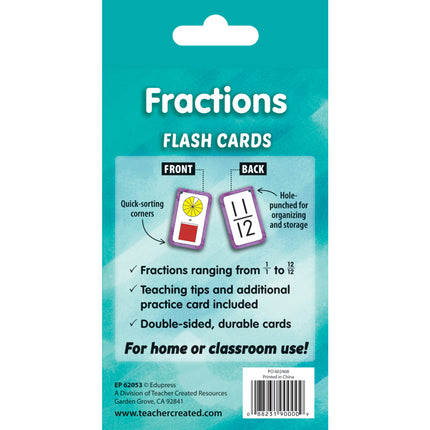 Fractions Flash Cards