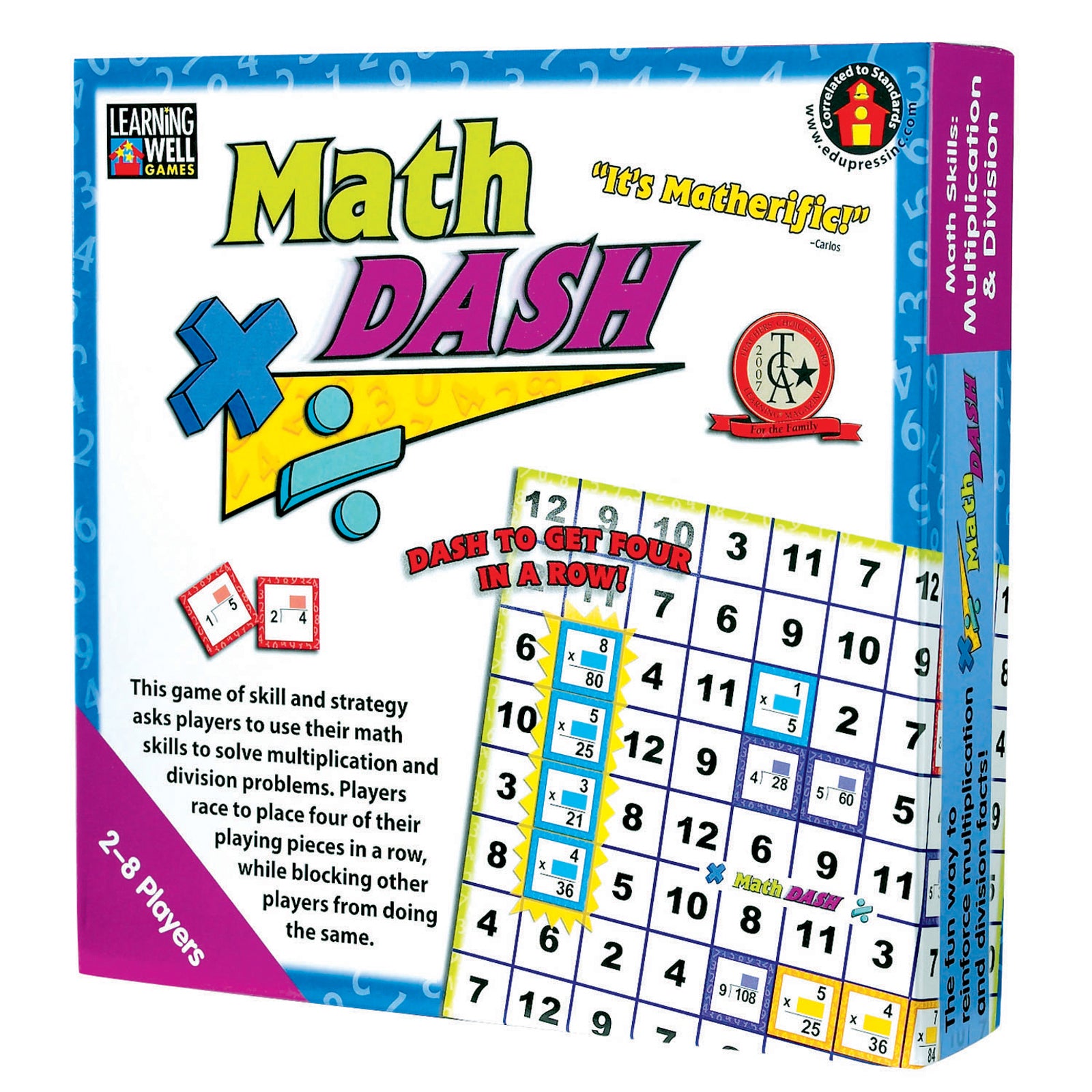 Multiplication Geometry Dash Math Dash Game: Multiplication & Division – ES School Supply