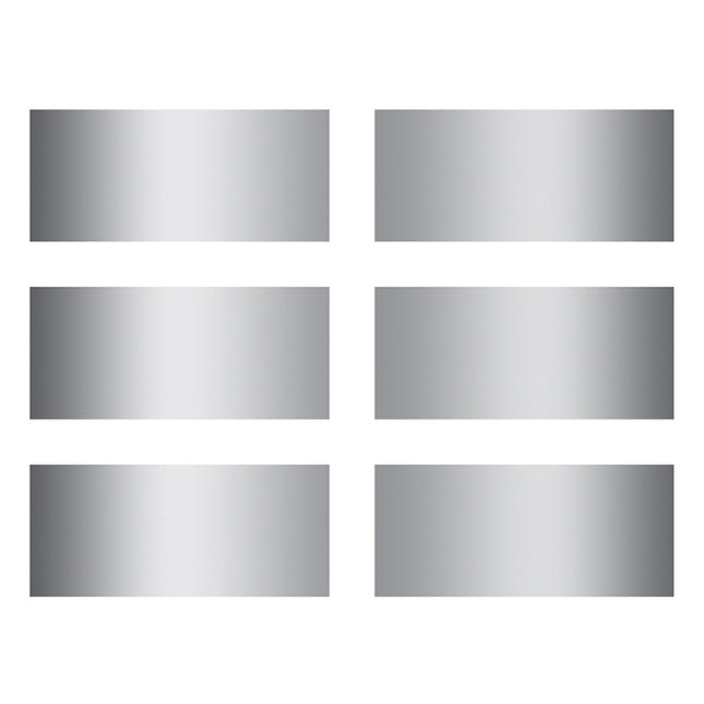Rectangles Scratch Off Stickers, Pack of 180