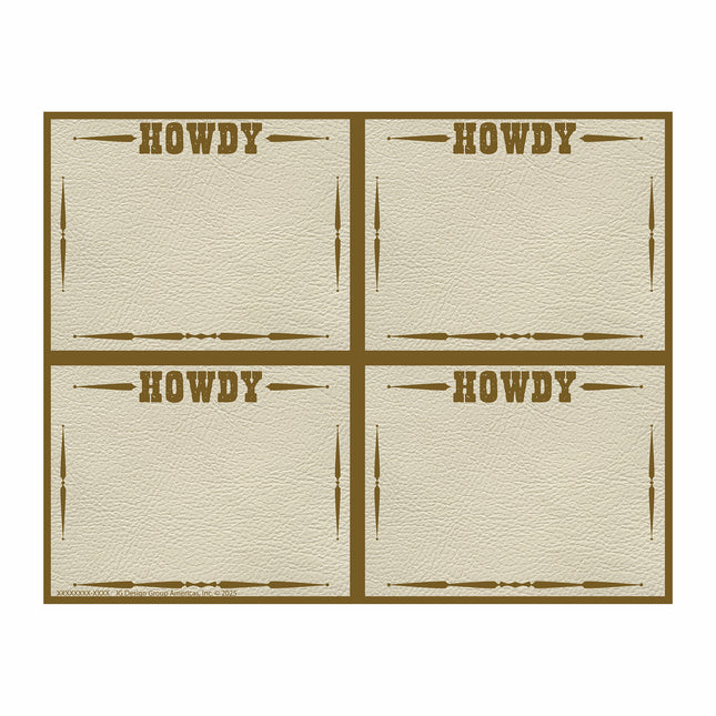 Wild, Wild Classroom Name Tags