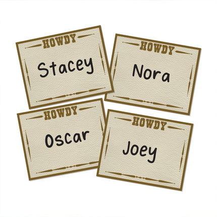Wild, Wild Classroom Name Tags