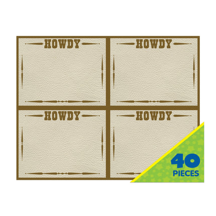 Wild, Wild Classroom Name Tags