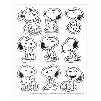Peanuts Snoopy Giant Stickers Die Cut