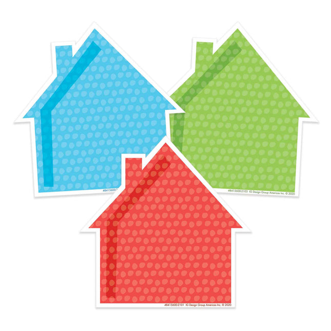 A Teachable Town Assorted Houses Paper Cut-Outs