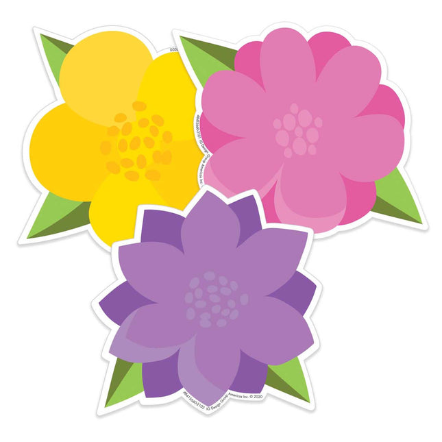 A Teachable Town Flowers Paper Cut-Outs