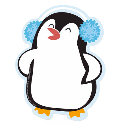 Winter Penguins Paper Cut Outs
