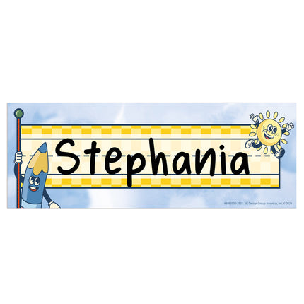 S'cool Era Name Plate Tented