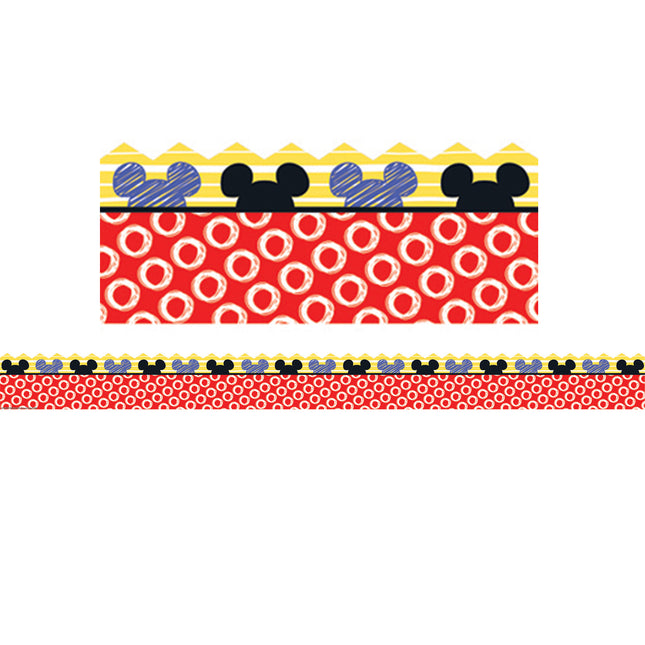 Mickey® Color Pop! Peeking Head Extra Wide Deco Trim