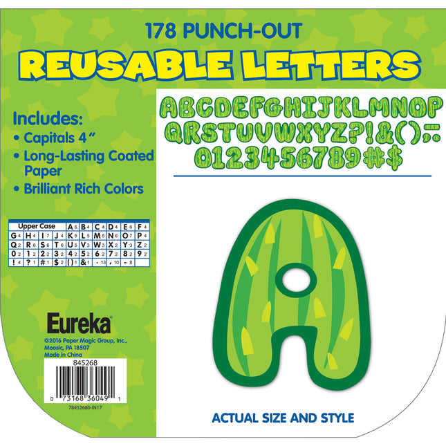 A Sharp Bunch Cactus Letters Deco 4" Letters