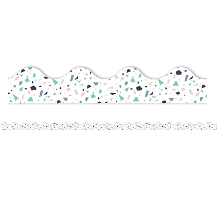 Simply Sassy White Terrazzo Deco Trim