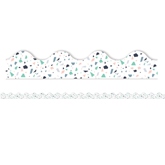 Simply Sassy White Terrazzo Deco Trim