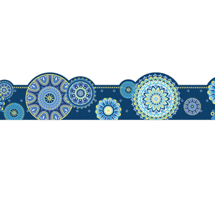 Blue Harmony Mandala Extra Wide Deco Trim