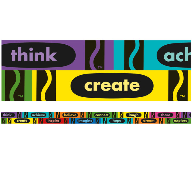 Crayola® Inspirational Words Deco Trim