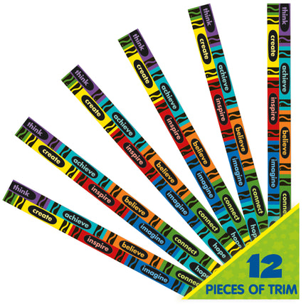 Crayola® Inspirational Words Deco Trim