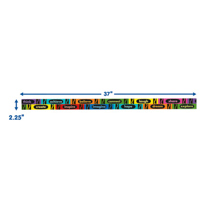 Crayola® Inspirational Words Deco Trim