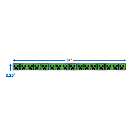 Minecraft Creeper Lineup Wide Trim