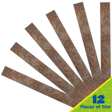 Western Leather Deco Trim