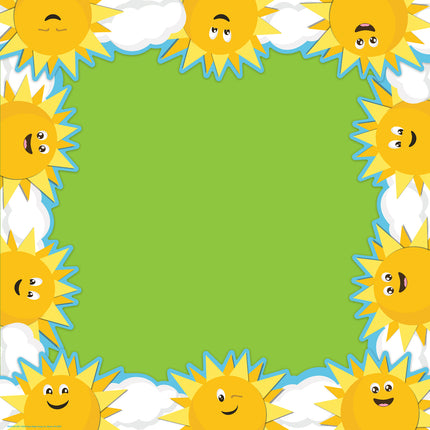 Growth Mindset Sun & Clouds Deco Trim® Extra Wide Die-Cut